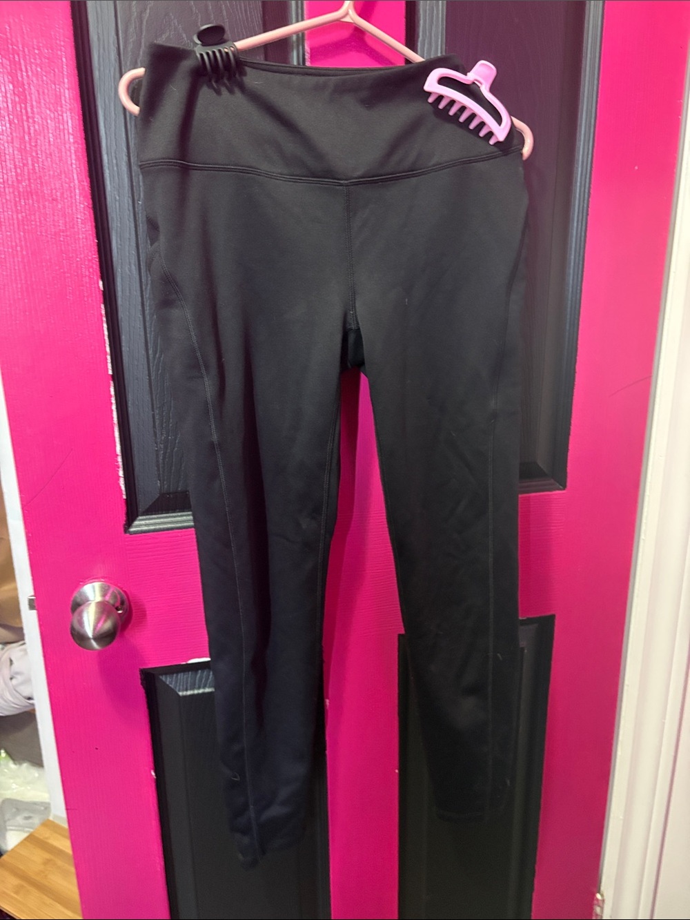 Black Women's High-Rise Leggings